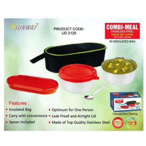 2 S.S 1 PLASTIC CON IN BAG WITH SPOON