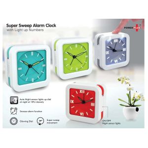 101-A127*Super Sweep alarm clock with Light