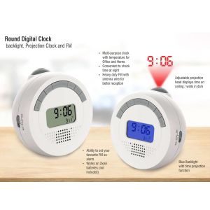 101-A130*Round Digital clock with backlight