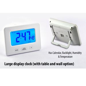 101-A97*Large display clock with table and wall option