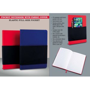 101-B111*Pocket notebook with Fabric cover