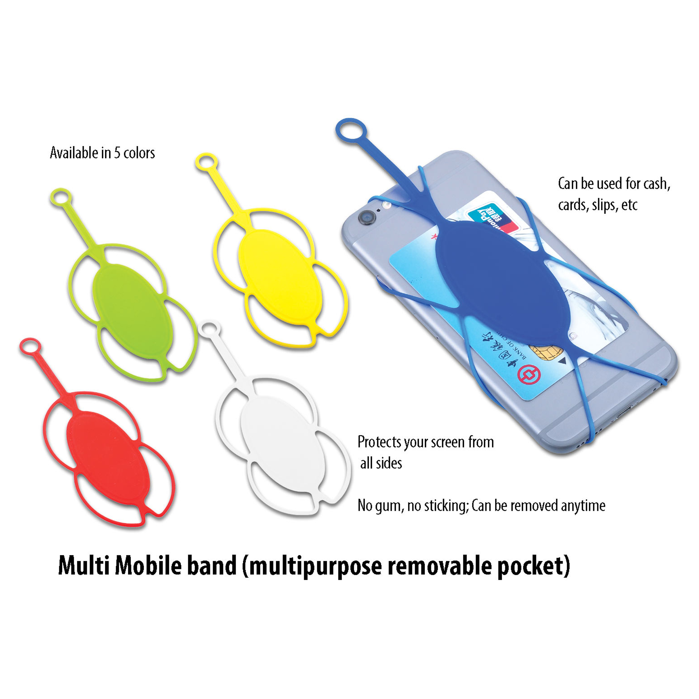 101-E133*Multi Mobile band multipurpose removable pocket