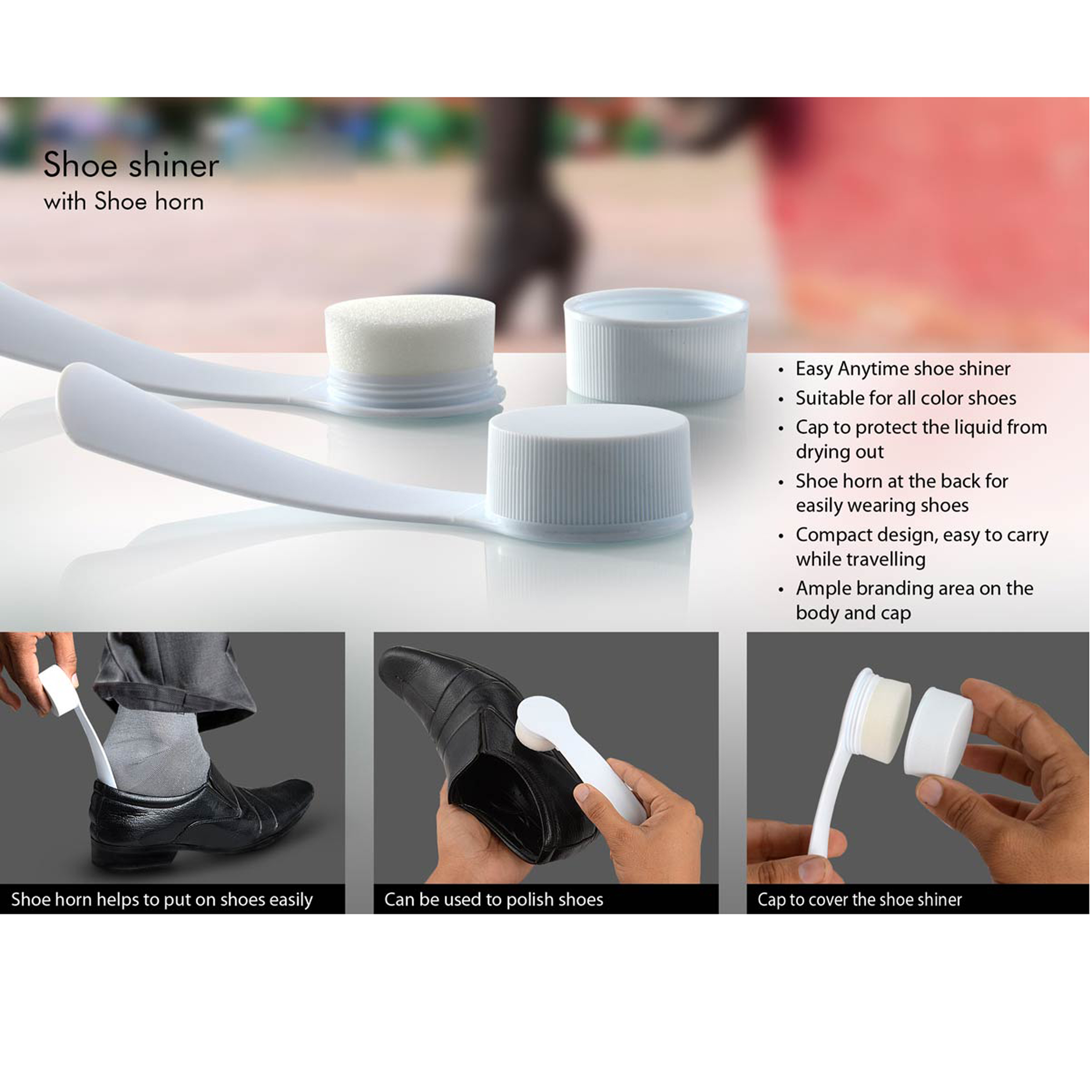 101-E173*Shoe shiner with Shoe horn