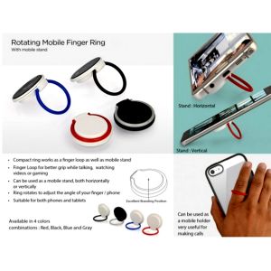 101-E191*Rotating mobile finger ring (with mobile stand)