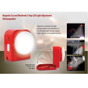 101-E226*Magnetic Car and wardrode 3 step LED light (rechargeable)