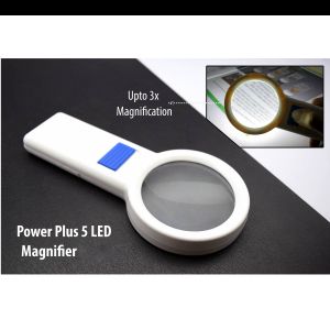 101-E25*Power plus 5 LED Magnifier (new model) (works on 2xAA batteries only)