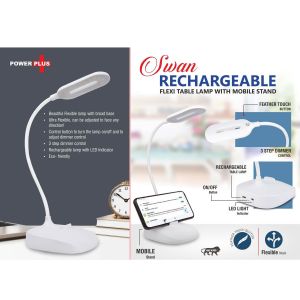 101-E320*Rechargeable Flexi table lamp with Mobile stand 