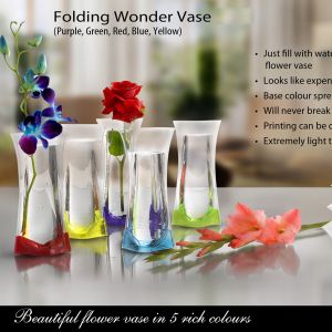 101-E54*Folding Wonder Vase Unbreakable Leak Proof