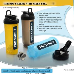 101-H129*Tornado shaker with mixer ball with box 