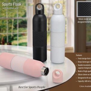 101-H130*Sports flask with Bubble grip