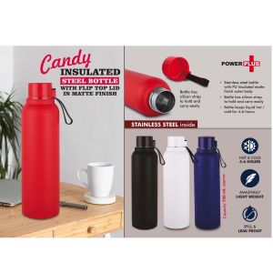 101-H248A*Candy Insulated Steel Bottle in Matte Finish 