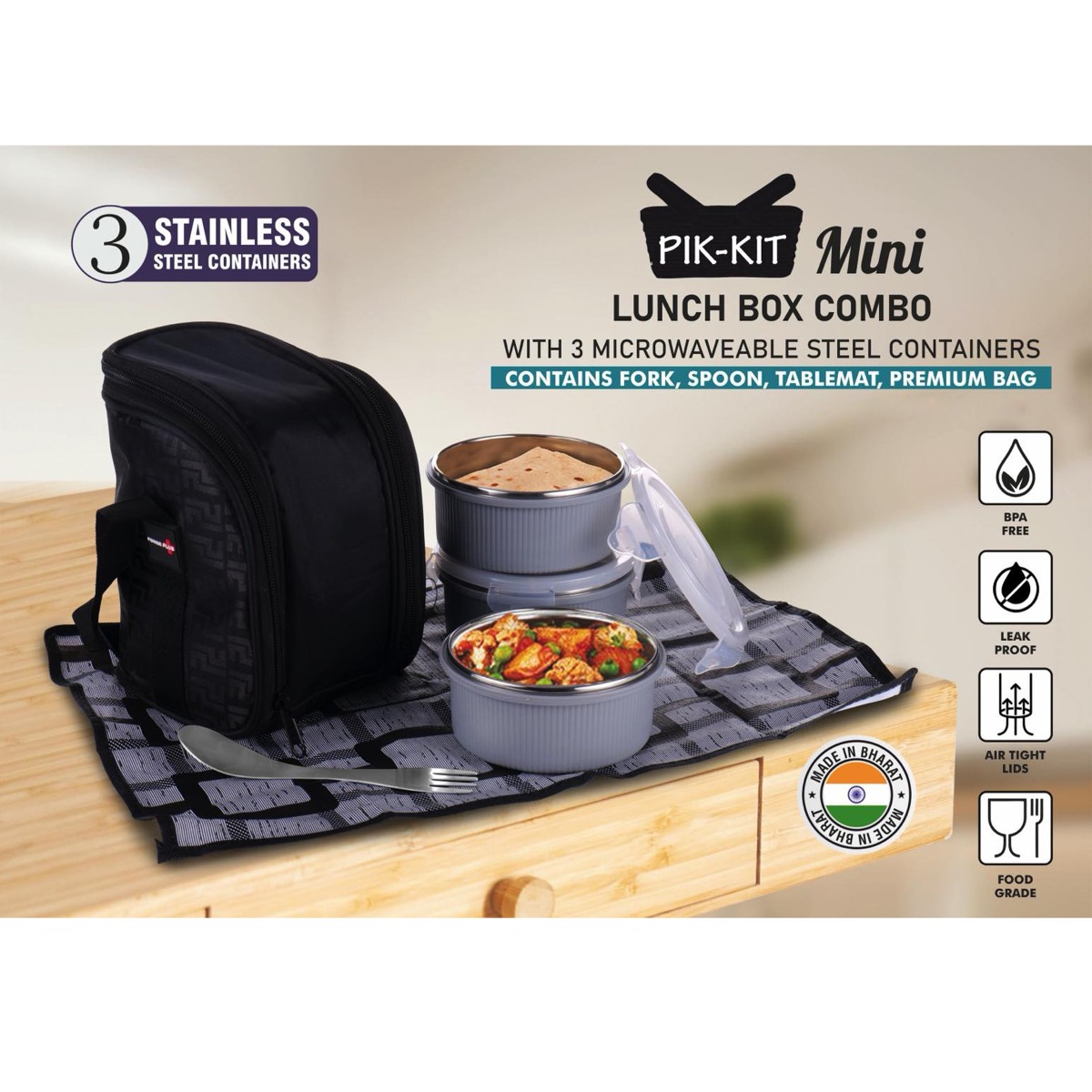 101-H250A*PIK-KIT mini Lunch box combo 