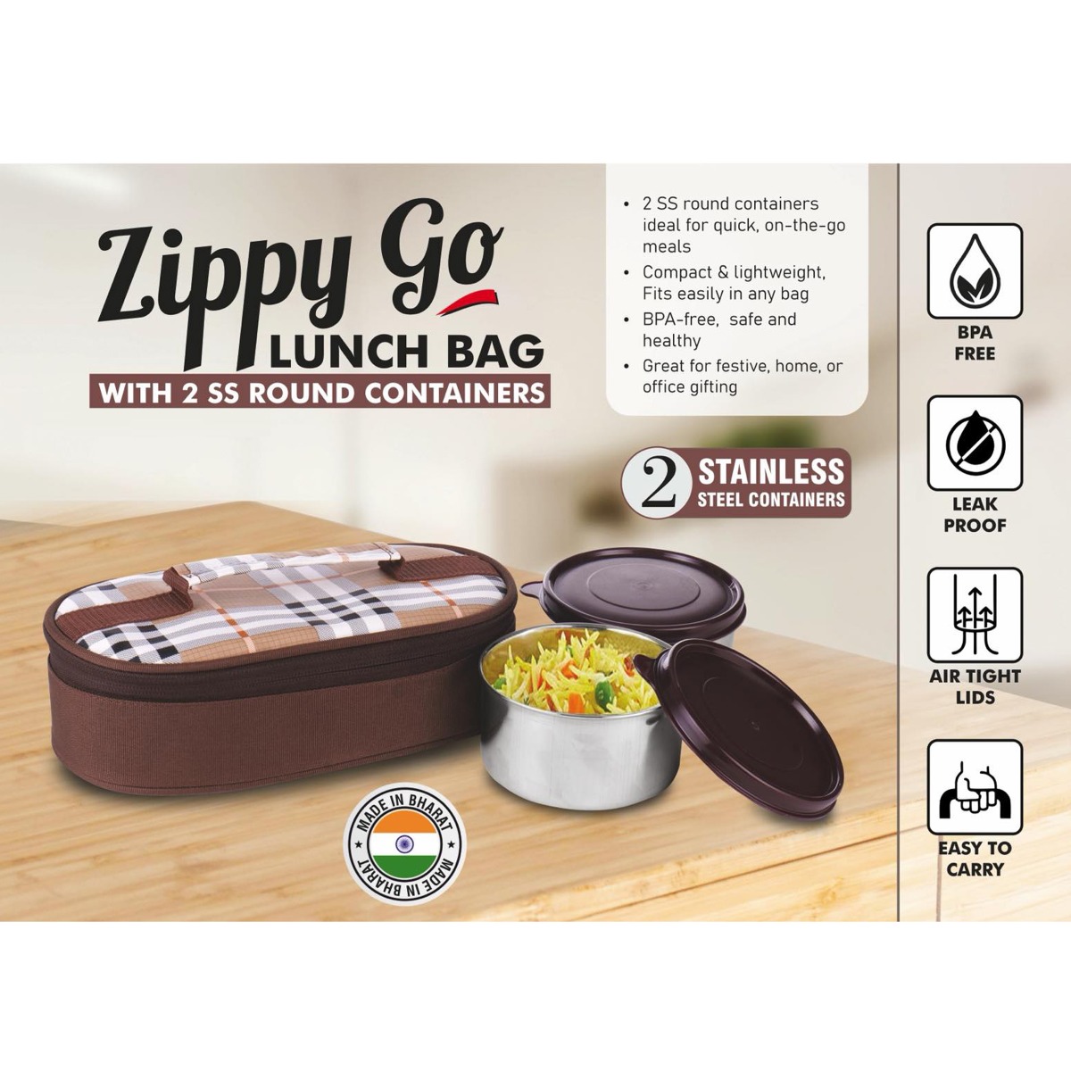 101-H363*Zippy Go Lunch bag 