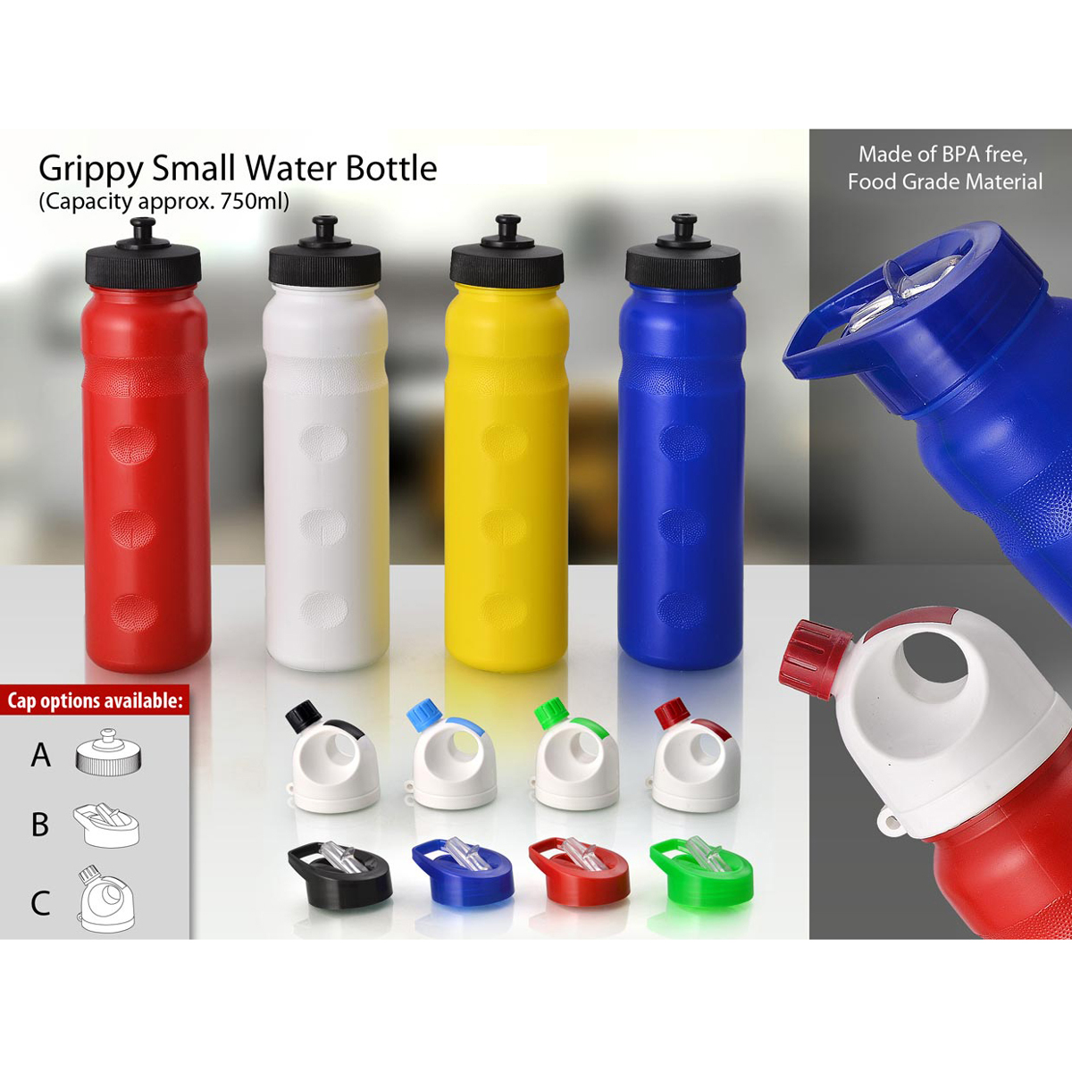 101-H75*Grippy Sipper Water bottle small