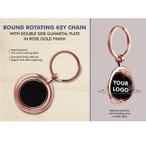 101-J135*Round Rotating Key chain