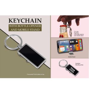 101-J137*Keychain with Bottle opener and Mobile stand
