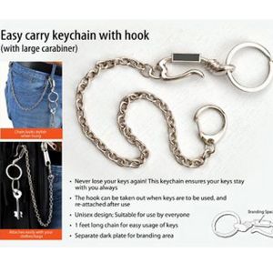 101-J58*Easy carry keychain with hook