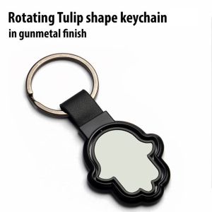 101-J98*Rotating Tulip shape keychain