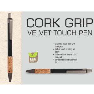 101-L149*Cork grip velvet touch pen