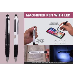 101-L164*Magnifier Pen with LED