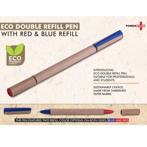 101-L169*Eco Double refill Pen with Red & Blue refill