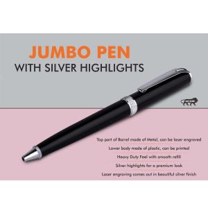 101-L173*Jumbo pen with Silver highlights