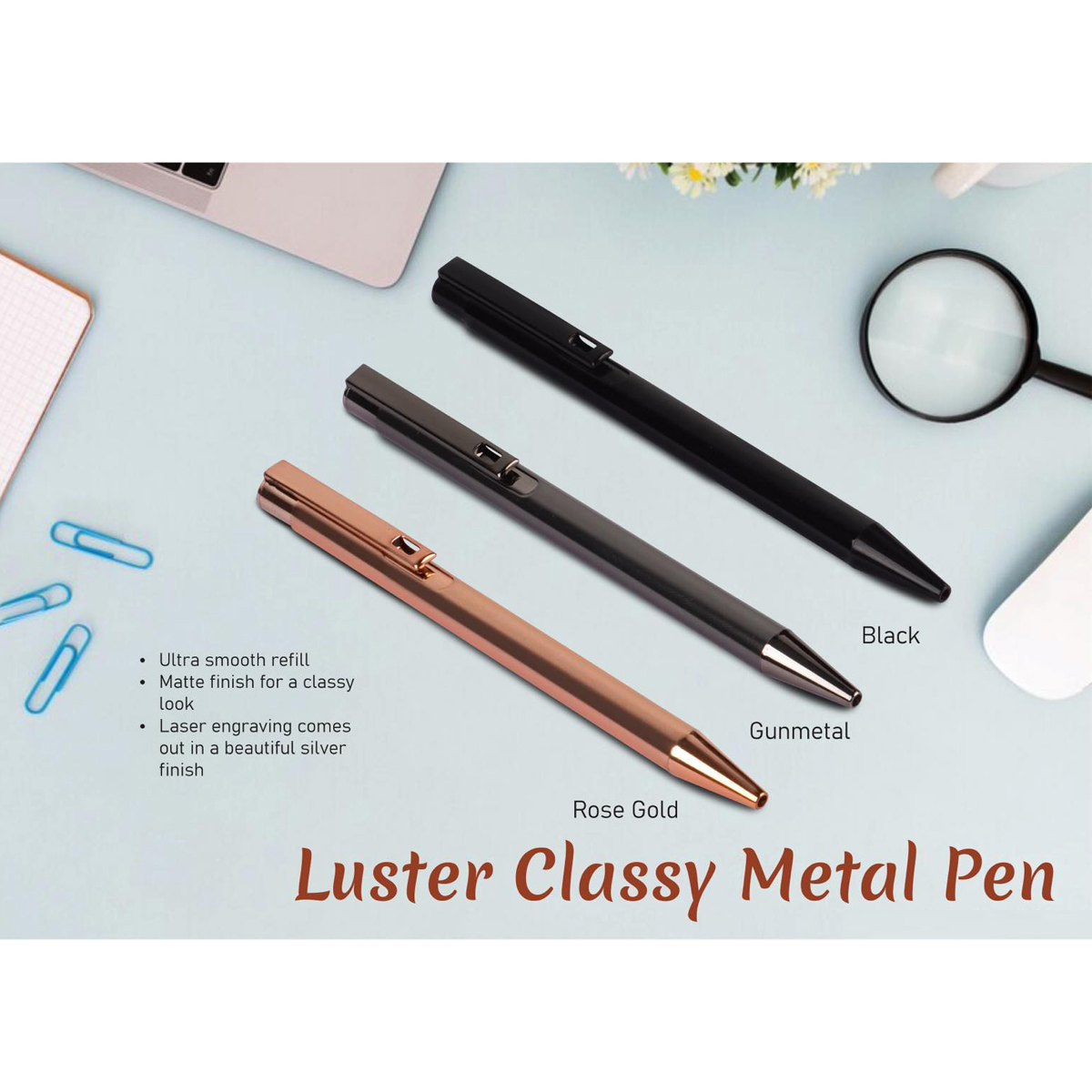 101-L177*Luster Classy Metal Pen