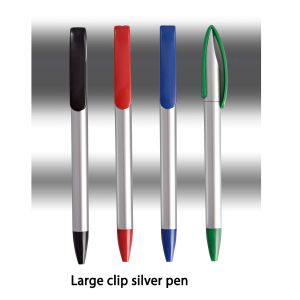 101-L71*Large clip silver pen