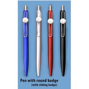 101-L83*Pen with round badge