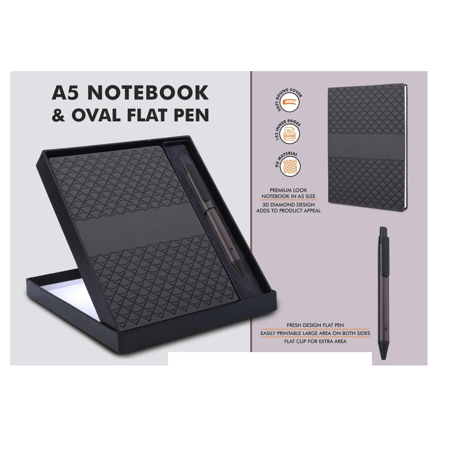 101-Q130*Dune Notebook Gift set A5 Dune Notebook