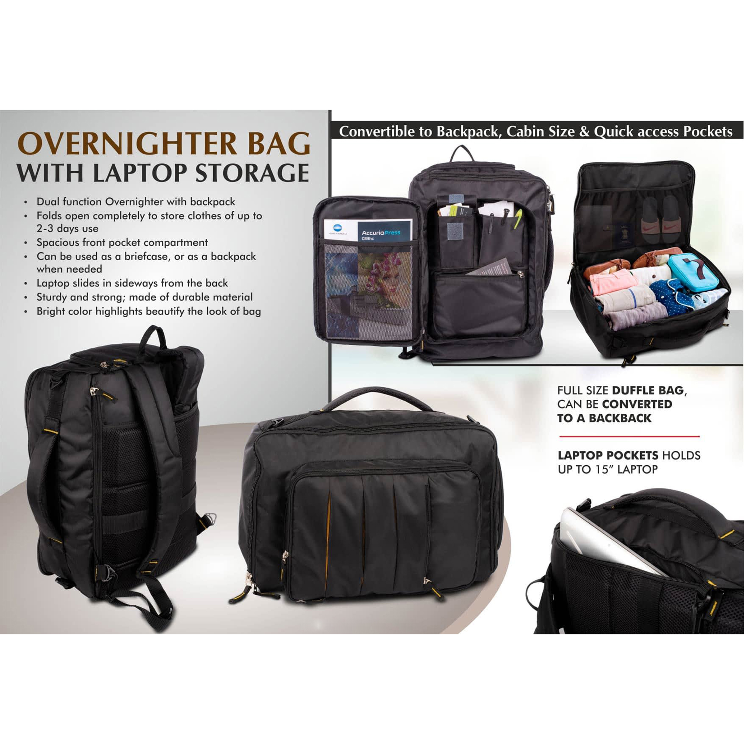 101-S26*Overnighter bag 