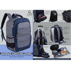 101-S35*Backpack Lunch Bag Kit Combo 
