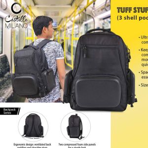 101-S4*Tuff stuff Backpack (3 shell pockets) by Castillo Milano