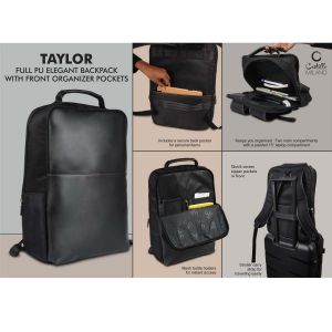 101-S52*Taylor Full PU Elegant backpack