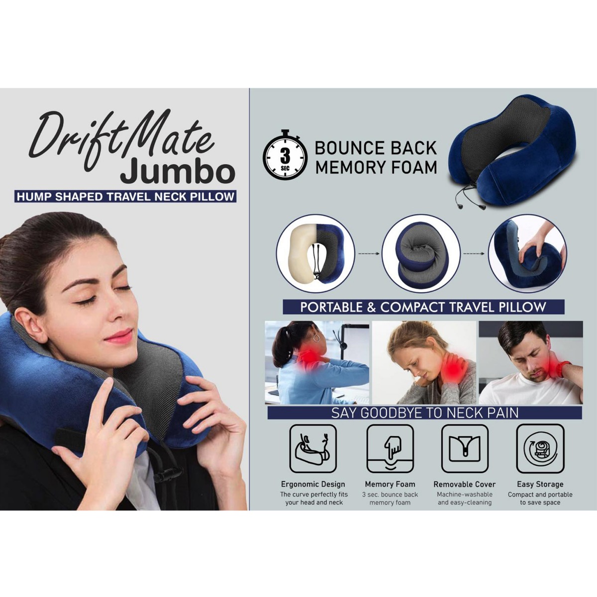 101-S63*DriftMate Jumbo Hump shaped