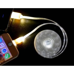 101-Z16*Deluxe LED glow USB cable 1.8mtr- (Android/iPhone)