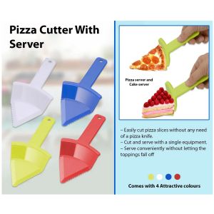 101-Z6*Pizza Cutter with server