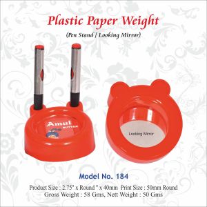 112021184 PLASTIC PAPER WEIGHT