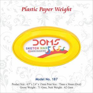 112021187 PLASTIC PAPER WEIGHT