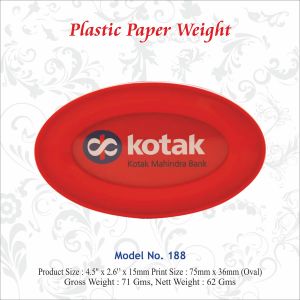 112021188 PLASTIC PAPER WEIGHT