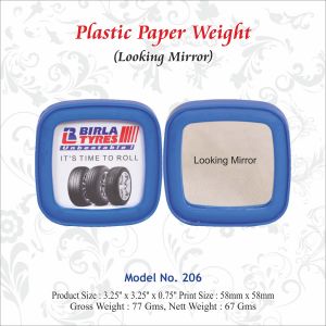 112021206 PLASTIC PAPER WEIGHT
