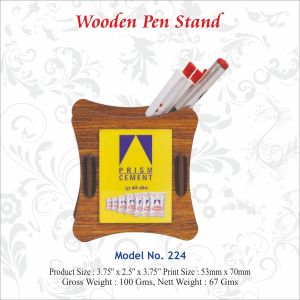 112021224 WOODEN PEN STAND
