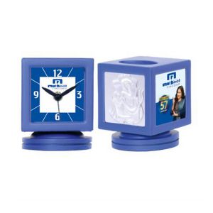 11202374*TABLE CLOCK WITH PEN STAND