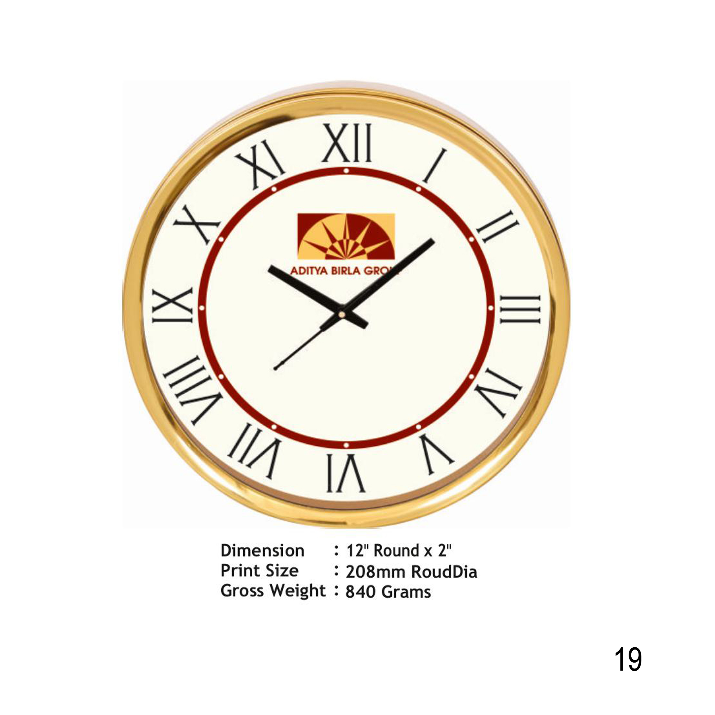 11202519*WALL CLOCK 