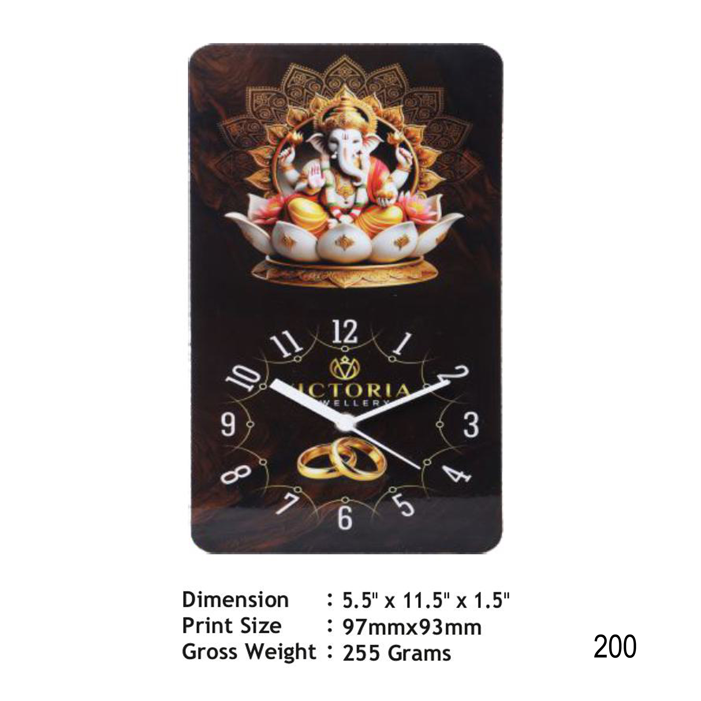 112025200*MDF WALL CLOCK