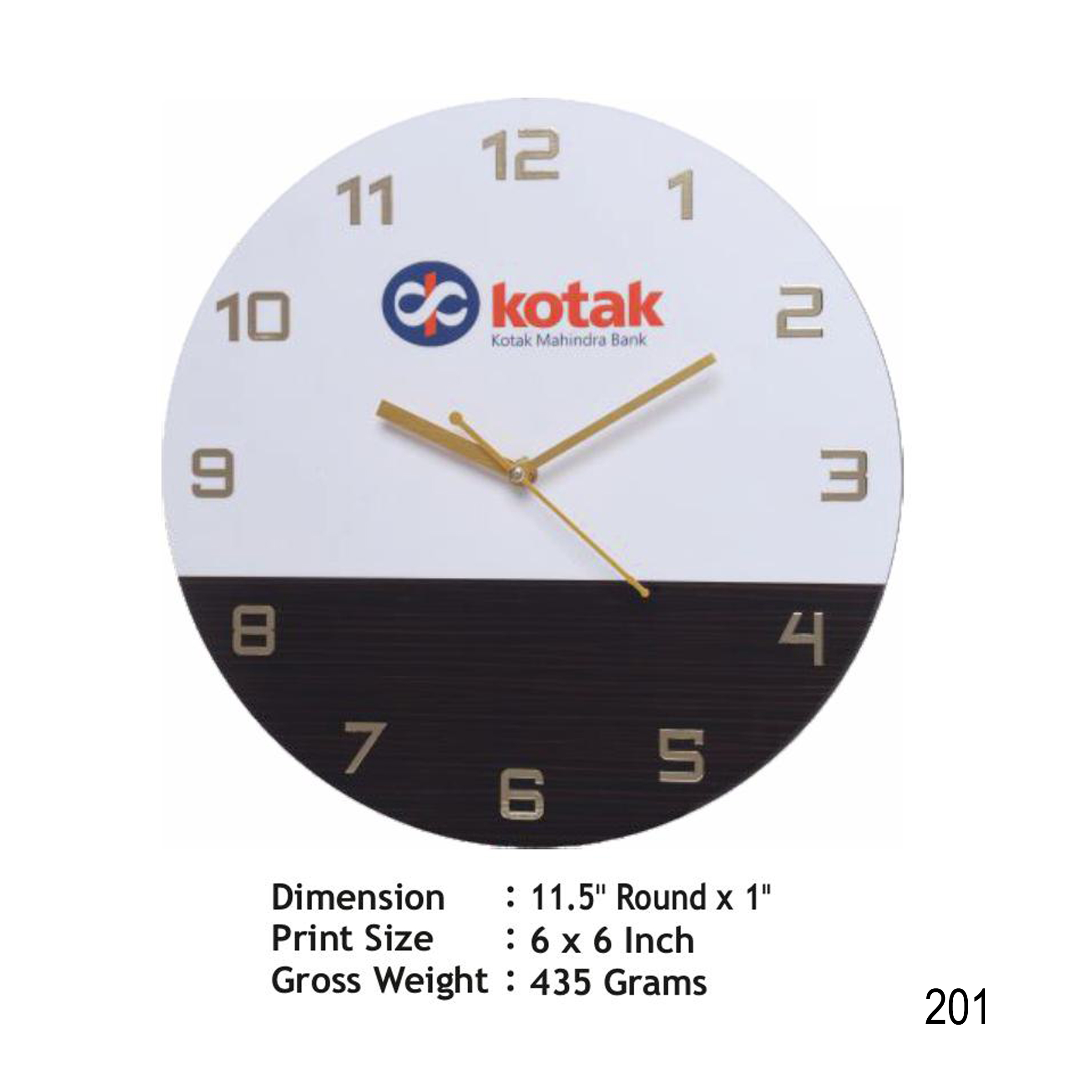 112025201*MDF WALL CLOCK