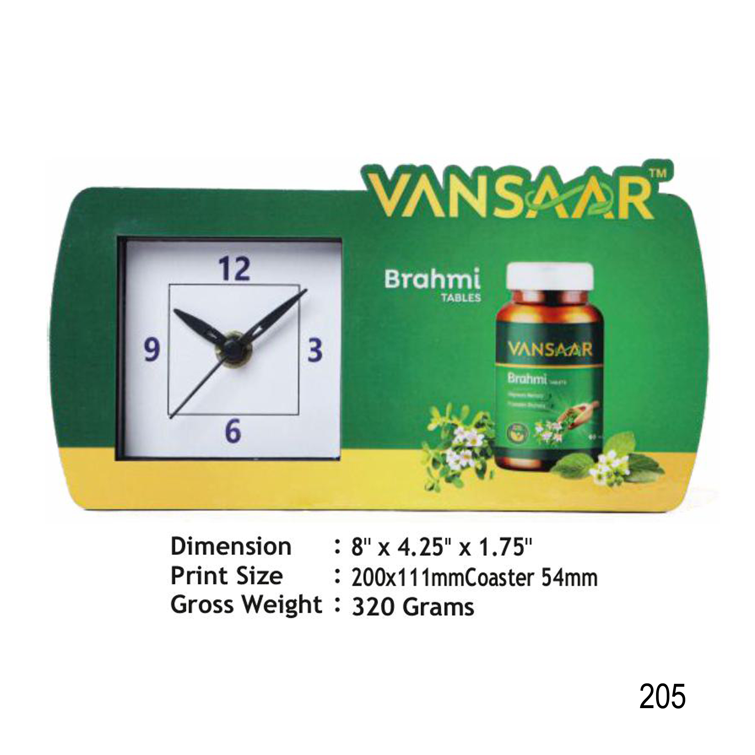 112025205*MDF TABLE CLOCK