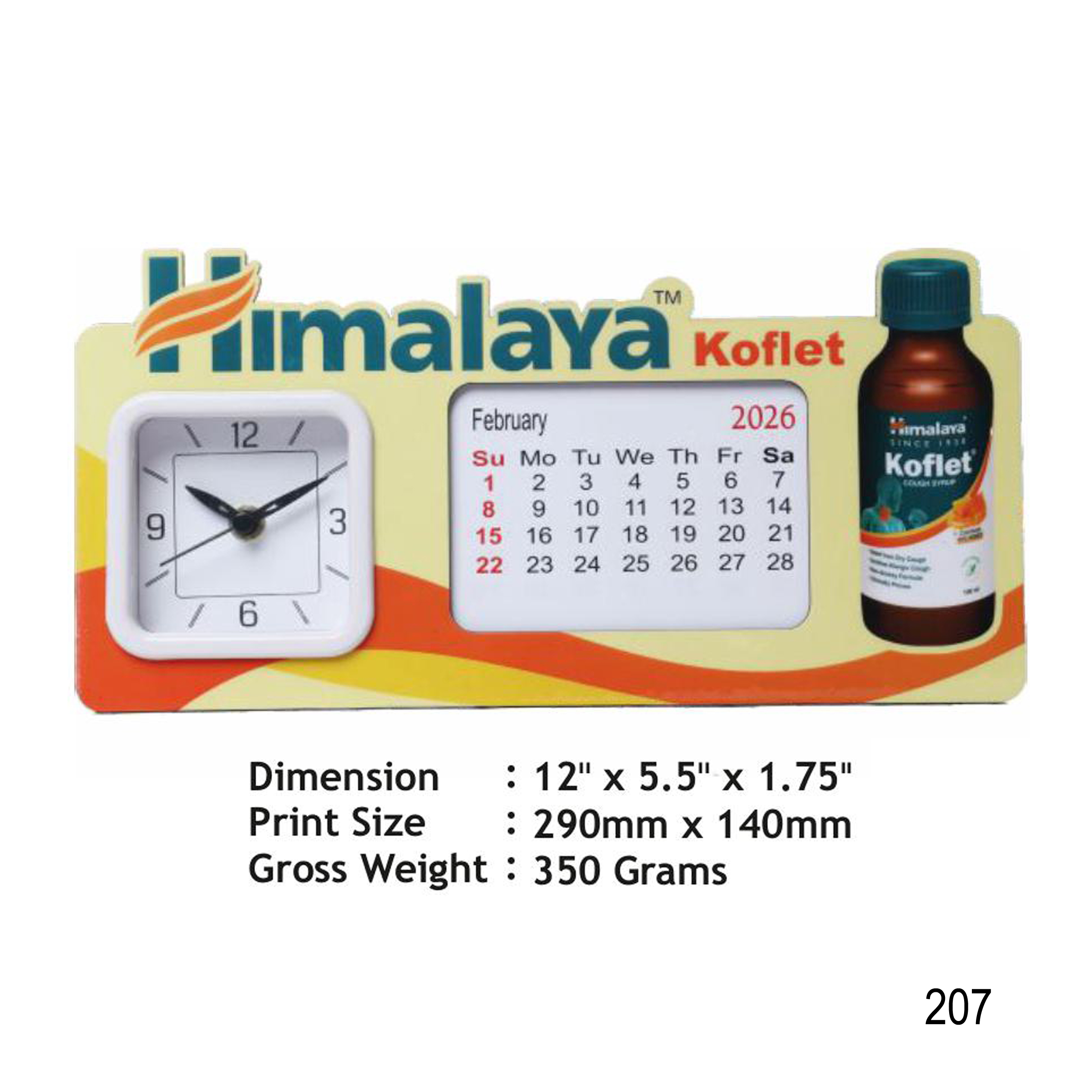 112025207*MDF TABLE CLOCK