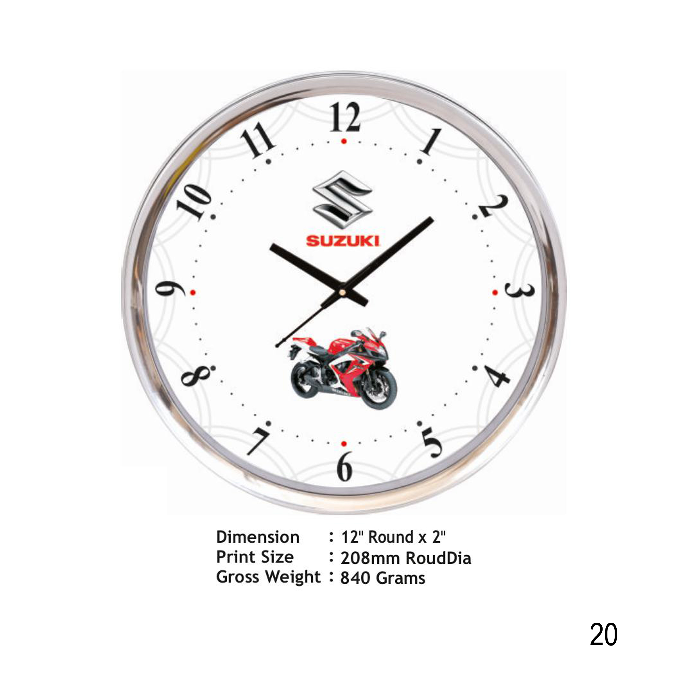 11202520*WALL CLOCK 