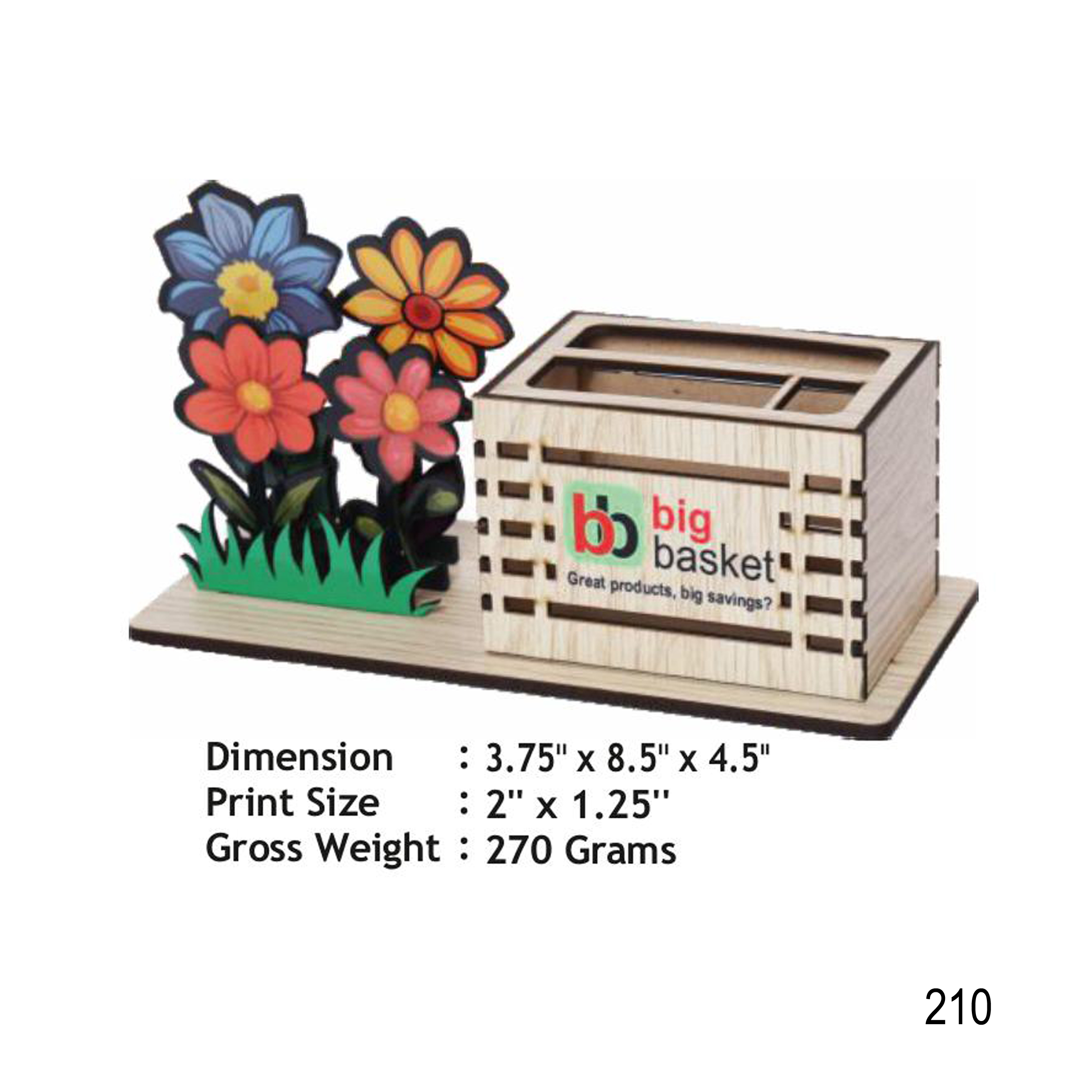 112025210*MDF PEN STAND